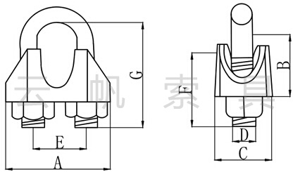 DIN 741 卡头型号规格